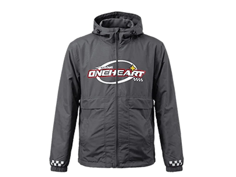 One Heart Y2K Windbreaker Grey